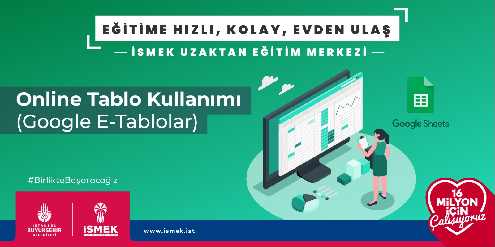 Enstitu Istanbul Ismek On Twitter Uzaktan Egitim Merkezimizde Onlinetablo Kullanimi Google E Tablolar Egitimi Icin Kayitlarimiz Baslamistir Video Iceriklerden Olusan Bu Egitimi Kaydolduktan Sonra Izlemeye Baslayabilirsiniz Kayit Icin Https T
