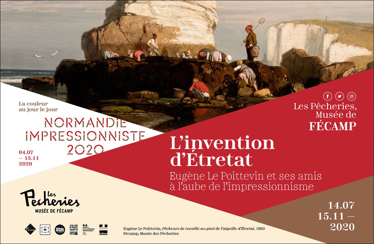 🗓️ À vos agendas ! 
Notre exposition temporaire "L'invention d'Étretat - Eugène Le Poittevin, un peintre et ses amis à l'aube de l'impressionnisme", ouvrira le 14 juillet prochain dans le cadre du Festival Normandie Impressionniste ! 🖼️👨‍🎨🎨