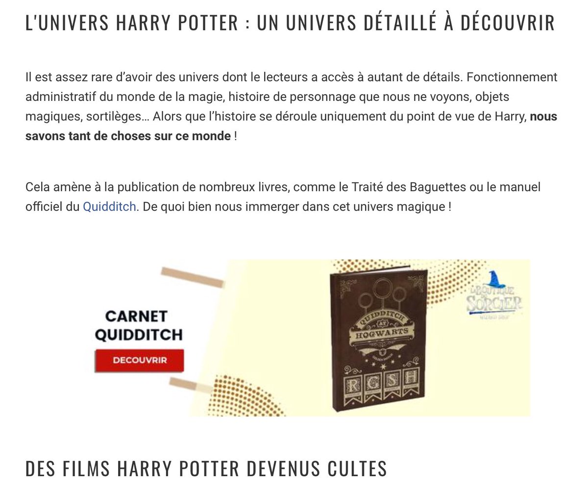 5eme video : Sa grosse vidéo sur Harry potter (La boutique du Sorcier)Sa vidéo : 