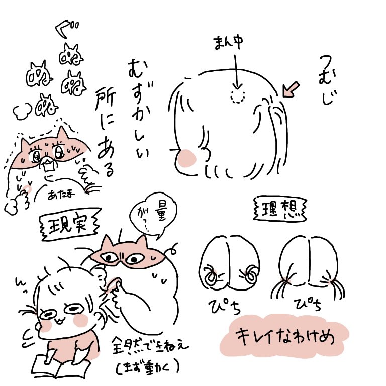 きれいに出来んくてごめんよ…
#ぽっちゃん #育児絵日記 