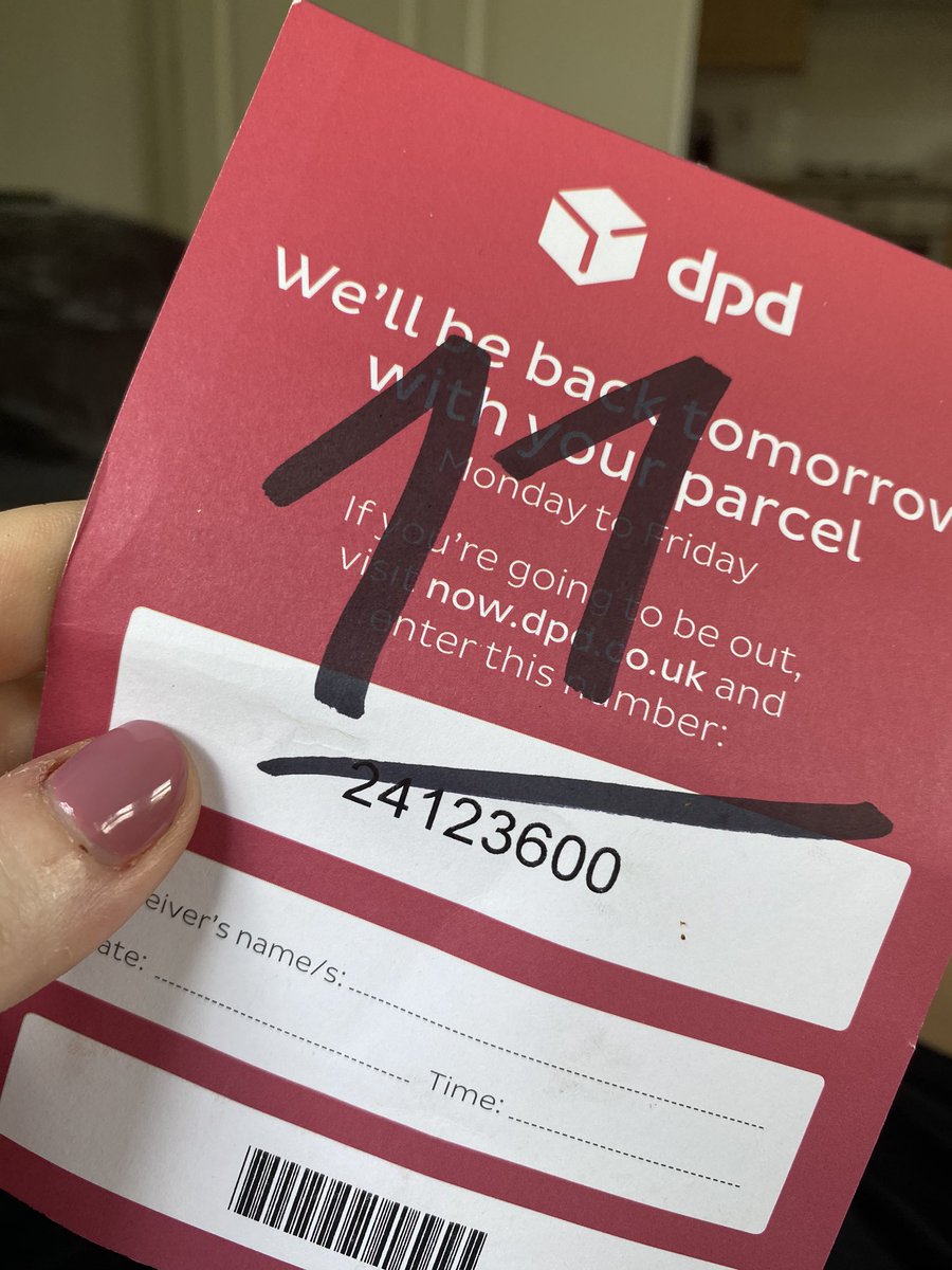gingerbreadelm's tweet photo. @DPDgroup_news  been waiting all day for my parcel: to now get a email saying delivered and my parcel is no where to be seen? HELP please ! This was in postbox v unhelpful as that is my door number ! https://t.co/BuG9Ma6XB6