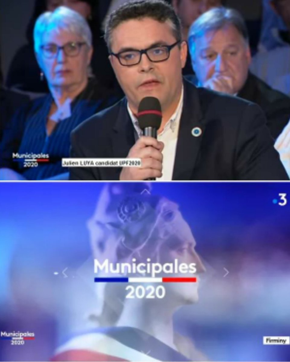 2020Upf's tweet photo. | Débat #FR3 📺|
👉Nous vous donnons rendez vous aujourd'hui à 18h sur France 3 (lien ci-dessous), afin de suivre notre tête de liste #JulienLUYA lors du débat dans le cadre du second tour des #électionsMunicipales . https://t.co/KuCenqpNY0