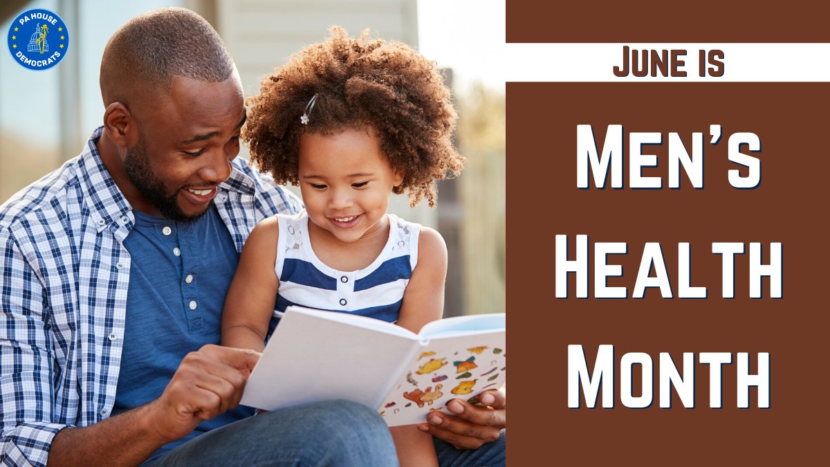 RepDanWilliams's tweet image. June 15th – 21st is #MensHealthWeek! I encourage all of Pennsylvania’s men and boys to prioritize their health – physical and mental – so we can continue to get through this difficult time.