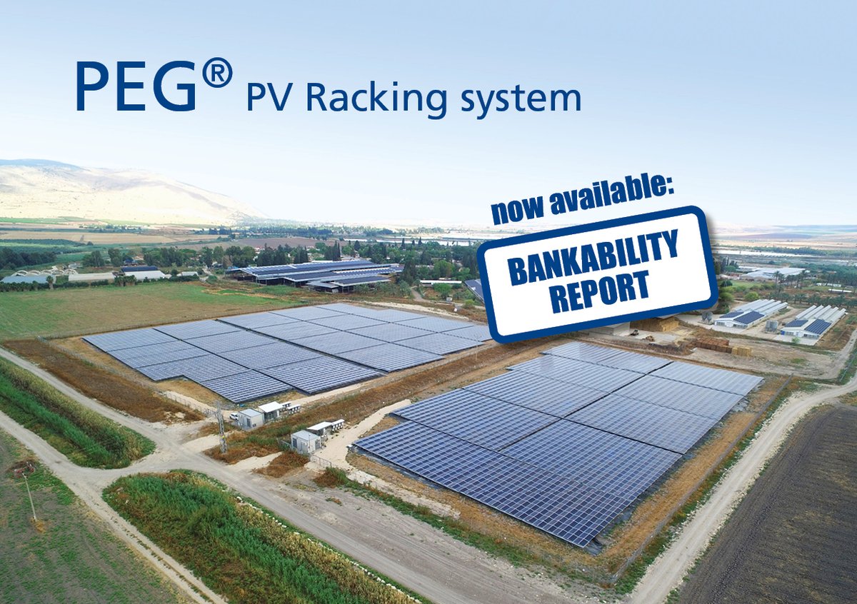 JurchenTech's tweet image. The 
@DNVGL
  bankability report for Jurchen Technology&apos;s PEG racking solution is now available! bit.ly/2BjT0KR #pvrackingsystem #pvrackingsolution #pvsubstructure