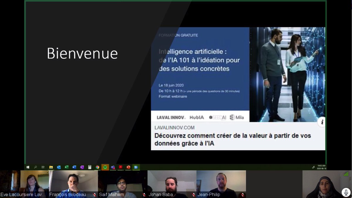 InnovLaval's tweet photo. Le webinaire sur l'#intelligence_artificielle !
Si vous vous êtes inscris, c'est maintenant que ça se passe :)

#AI #IA #formation https://t.co/jNm9MN6z01