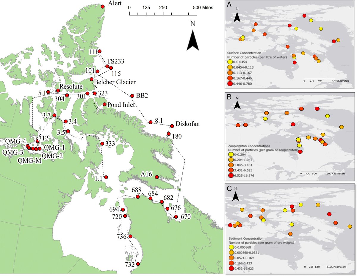 FACETSJournal's tweet image. A first assessment of #microplastics and other anthropogenic particles in Hudson Bay and the surrounding eastern Canadian #Arctic waters of Nunavut buff.ly/2UW0b2A 

#NewPaper x #CdnSci by @HuntingtonAimee @ChelseaRochman et al.