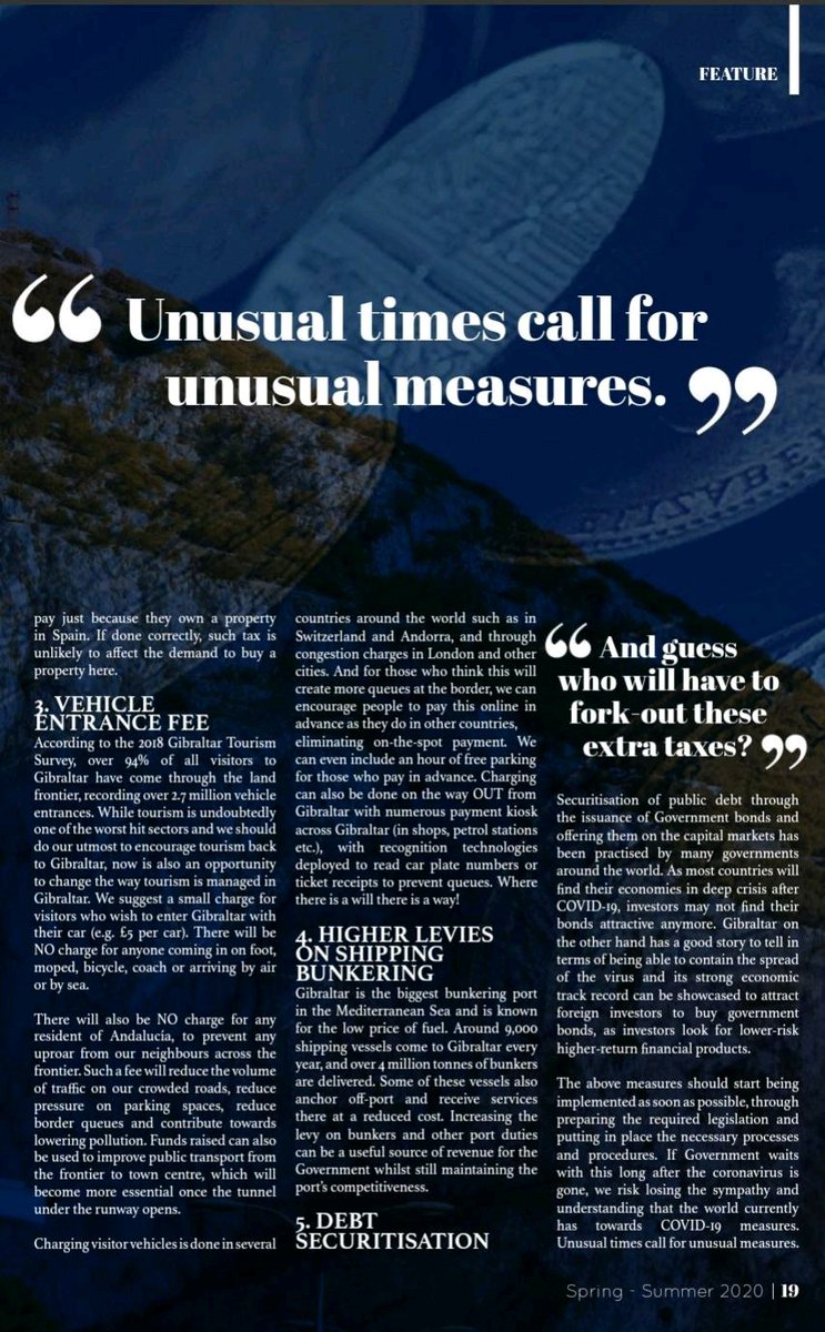 As the economy is coming out of Covid-19, here are some ways in which Gibraltar's debt can be reduced without paying for it ourselves. 

Please see the article by our Managing Director, Eran Shay, in the latest Gibraltar Business Magazine. 

#benefitbusinesssolutions #Gibraltar