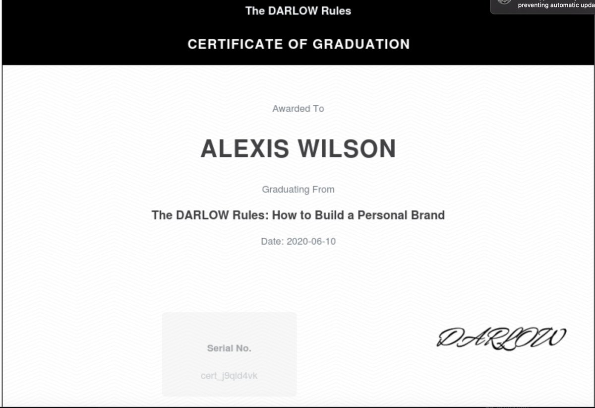 I did something for myself and my career and competed the #DarlowRules ! #SportBrandClass @JasonWarrenLee @JeremyDarlow