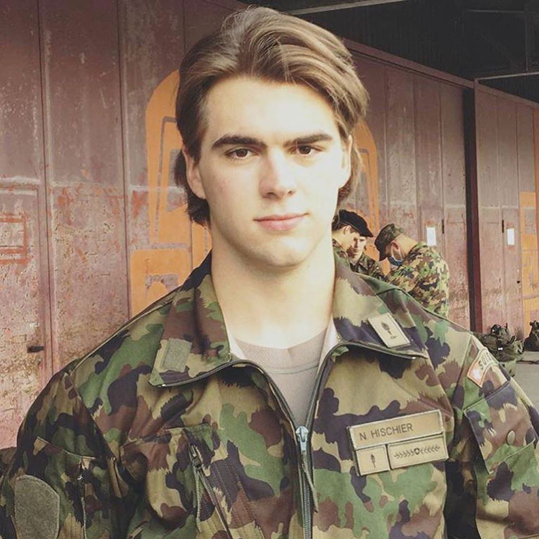 nico hischier military