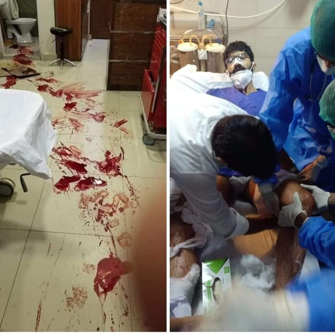 sadias_dawood's tweet photo. We spent our lives learning to save people's lives, not knowing the life that needs saving will be our own. 💔
Another doctor attacked!
#saveadoctor #AwazUthao
-ydashlmediateam https://t.co/BXuQeWERcO