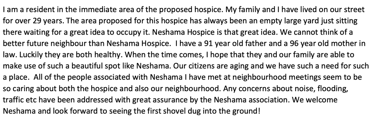 I should close this out highlighting the 2 letters of support for the project, especially when the other comments are so awful. Speaking out in support of a project that is hated by most of your neighbours is difficult, and the easy thing is to not say anything. I commend these 2