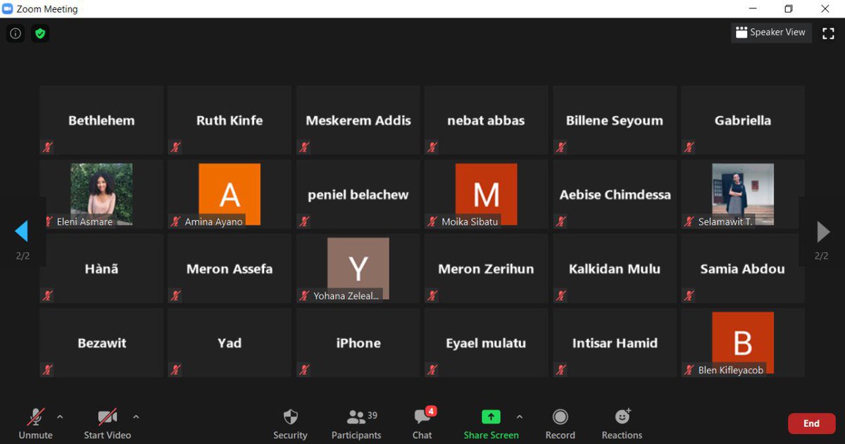 The last session of MERI webinar series is happening now. <a href="/DrSenait/">Professor Senait Fisseha</a> is sharing her extraordinary life journey with us. #womenpower #leadership #womenleaders