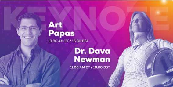 Getting ready for the #BullhornEngageX opening keynote with <a href="/artpapas/">artpapas</a> and <a href="/DavaExplorer/">Dava Newman</a>