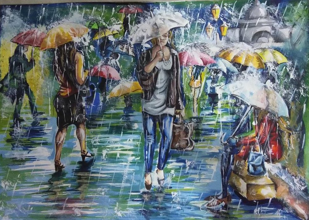 AbhilashaKamre's tweet photo. Rain Rain go away, come again another day. Missing the crowded roads in this rainy season. The rainbow in the sky and rainbow of umbrellas on the roads.
#slowcontent #theslowmovement #slowexperience #turnslow @neeleshmisra @yash_dev95 @monitaa5 https://t.co/0tzvjfXtWP