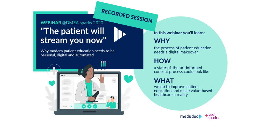 medudoc_health's tweet photo. We had an amazing time at this year's digital edition of @_DMEA! 🙌🏼 Congrats to the organisers who created this inspiring event in such a short time! 👏🏼 In case you missed our webinar, the recorded session is now available here ▶️ https://t.co/nx3CYZGeDI #medudoc #dmeasparks https://t.co/010VVl9s8o
