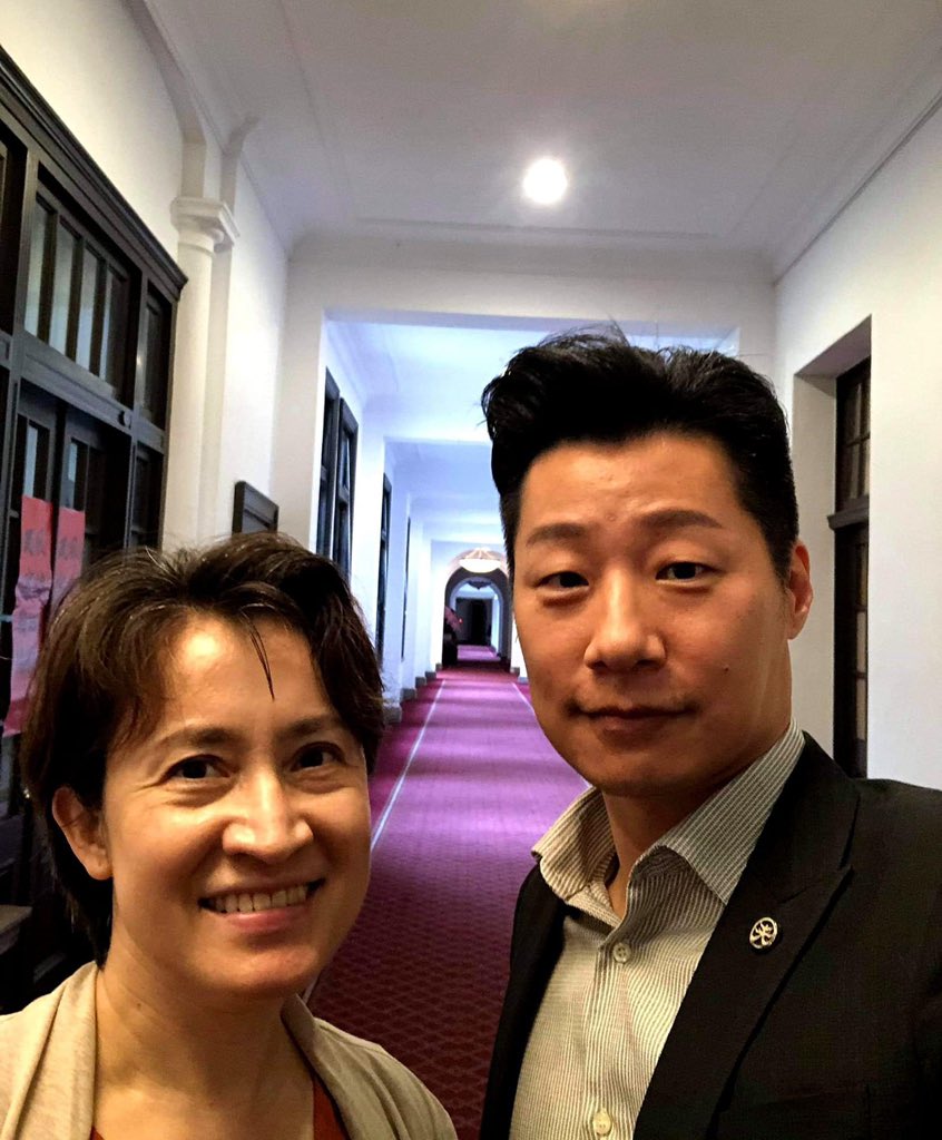 FreddyLim's tweet photo. Adding my round of congrats to @bikhim for being Taiwan’s first female rep to the US. I have tremendous respect for what she’s embarking on for our country! https://t.co/7DsKe2PEXB