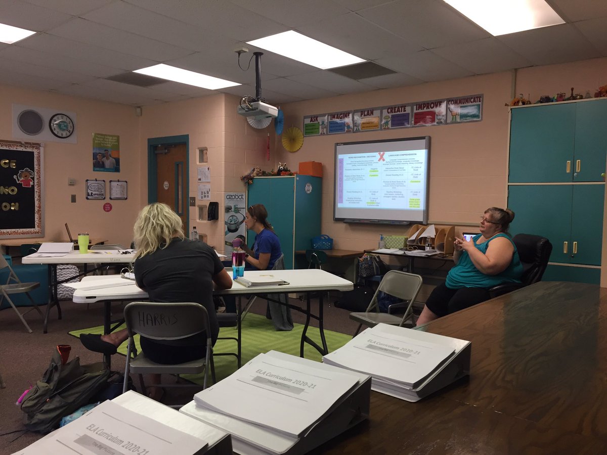 drsefrit's tweet photo. Our Elementary Instructional Coaches, Principals, and C&I Team are hard at work today collaborating and planning for our ELA curriculum & instructional process. #SCSDrocks #RTIatWork https://t.co/ql4hi3BTAH