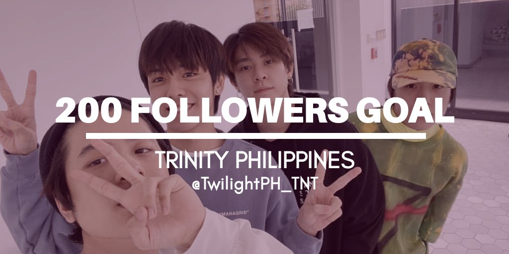 TwilightPH_TNT's tweet photo. Thank you to those who waited for Trinity Philippines to finally expand in Twitter.

As another branch of support,

If TRINITY Philippines will reach 200 followers we will open JACKIE JACKRIN Philippines Twitter Fanbase 🙏

Please do the 4Rs ❤

#TRINITY_TNT
#TRINITYonVLIVE https://t.co/pYspjRu6wq