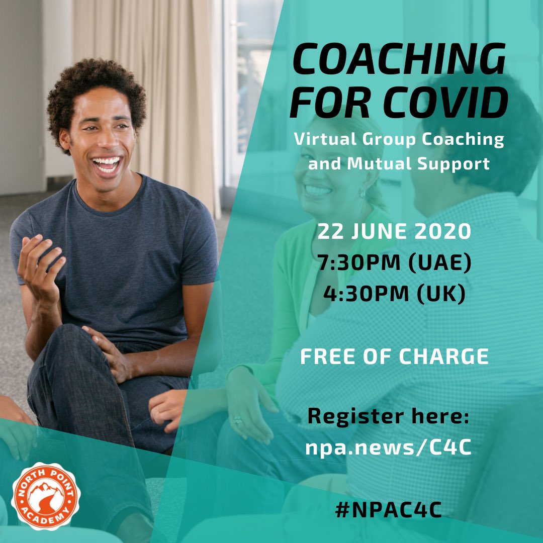 In next week’s Coaching for COVID call NPA Co-Founder <a href="/Sarah_Anthony/">Sarah Anthony</a> will be leading the session where we’ll be discussing the ‘Kubler-Ross Change Curve’.⠀⠀
⠀⠀⠀⠀⠀
First time participants - npa.news/C4C / Returning participants - c4c.airportal.app #NPAC4C