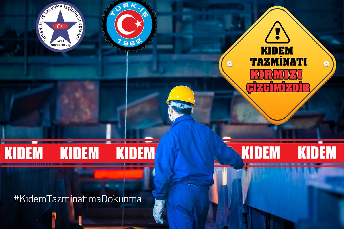 Tüm dünya işçilerin sırtındadır. 
Yeterki istesinler dünyayı yerinden oynatırlar.
#Korkma
#KıdemTazminatımaDokunma