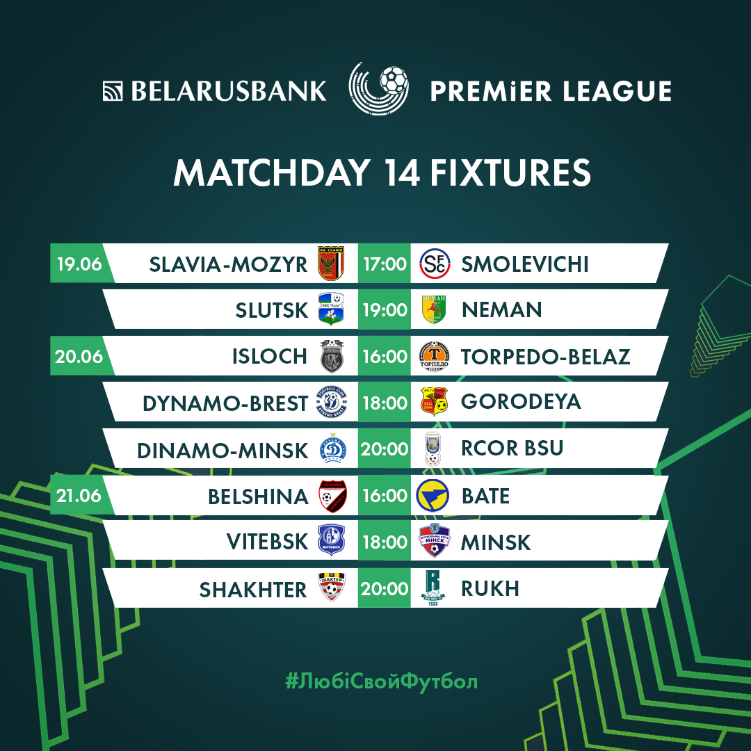 Belarus premier league table deals