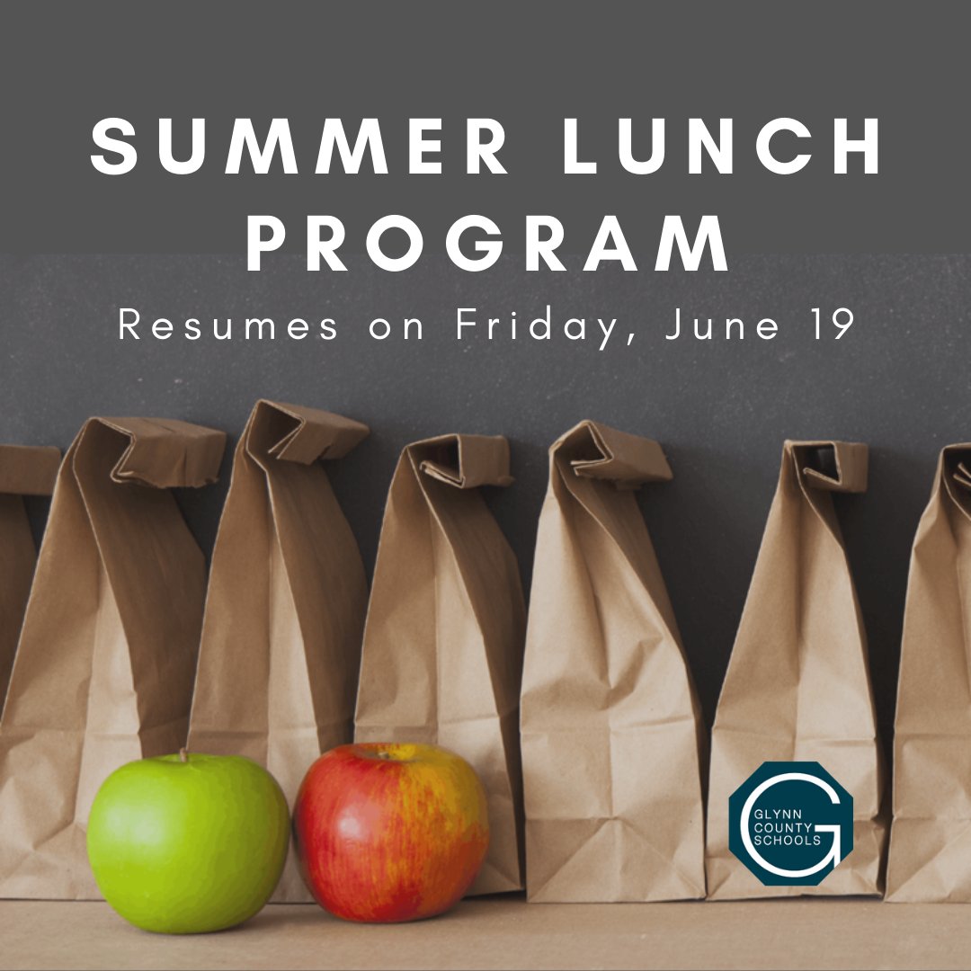Based on the negative test results that we have received from our food service employees &amp; the established guidelines set forth by our local health dept, we are able to resume our Summer Lunch Program on Friday, June 19 from 11 a.m. to noon. For more info: ow.ly/3yC050AbnLY