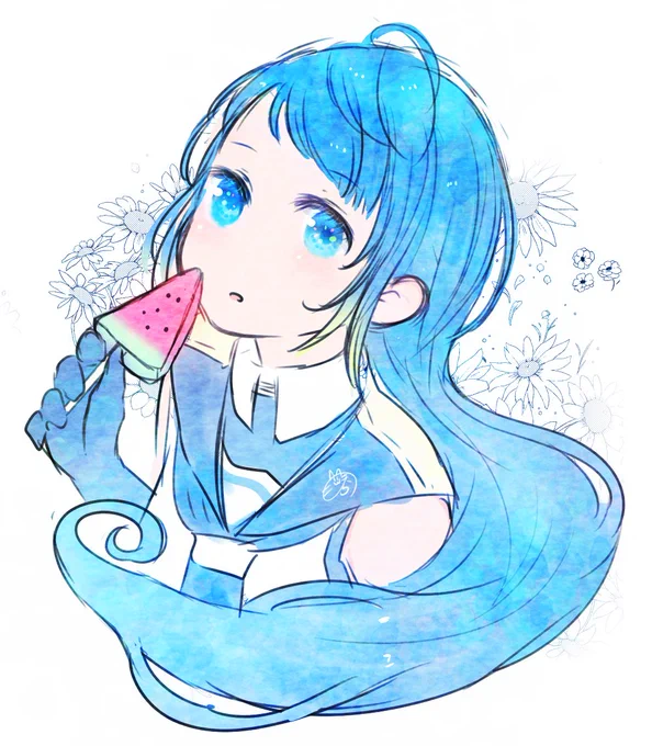 ささっとおえかき。
艦これ 五月雨
アイスがおいしい季節になってきました('ω')ノ 