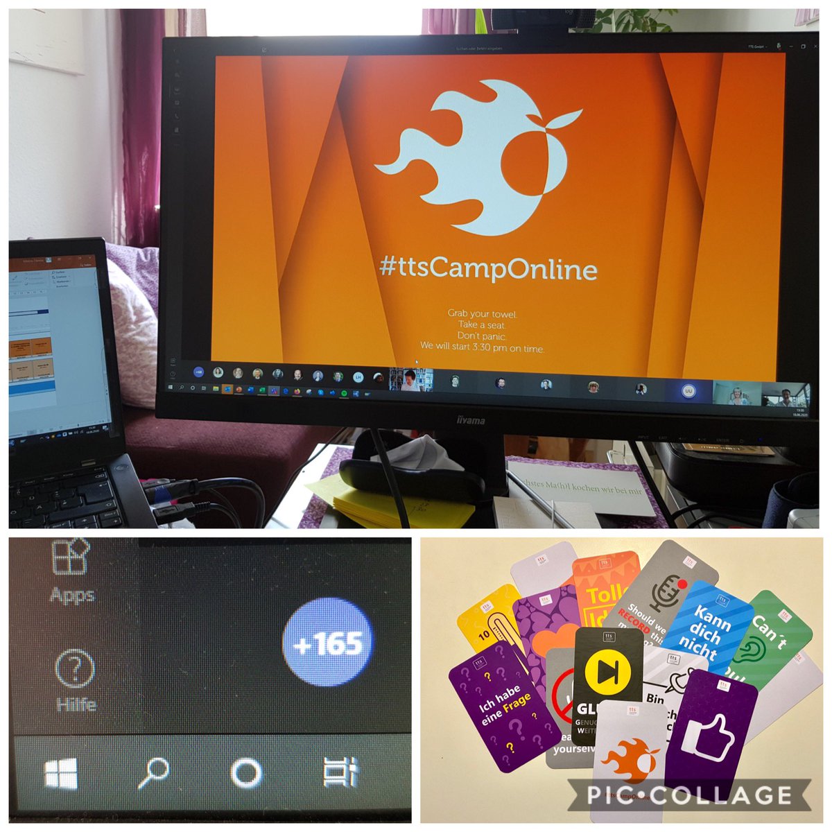 Yes!!! What a start of our #ttsCampOnline. Ofcourse we do our annual summer meeting virtually this year. In #MSTeams. As a #barcamp.