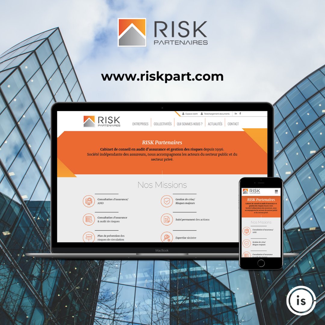 isWebdesign_com's tweet image. [Nos références 💻]

Un an plus tôt, le cabinet de conseil en audit d'assurance Risk Partenaires faisait appel à l'agence pour la création de son site vitrine ! 📈

Vous souhaitez le visiter ?
➡️ riskpart.com

#webagency #webdesign #digitalmarketing #assurance