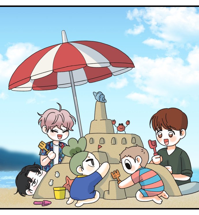 꼬맹이를 부탁해!
41화. 바다를 가라고?
naver.me/G85fPtZh

미리보기 45화. 사귀어 줄 건가요

무료분에서 바다에갑니다!!🌊🌊🦈💦야호~!
미리보기에서는..💦