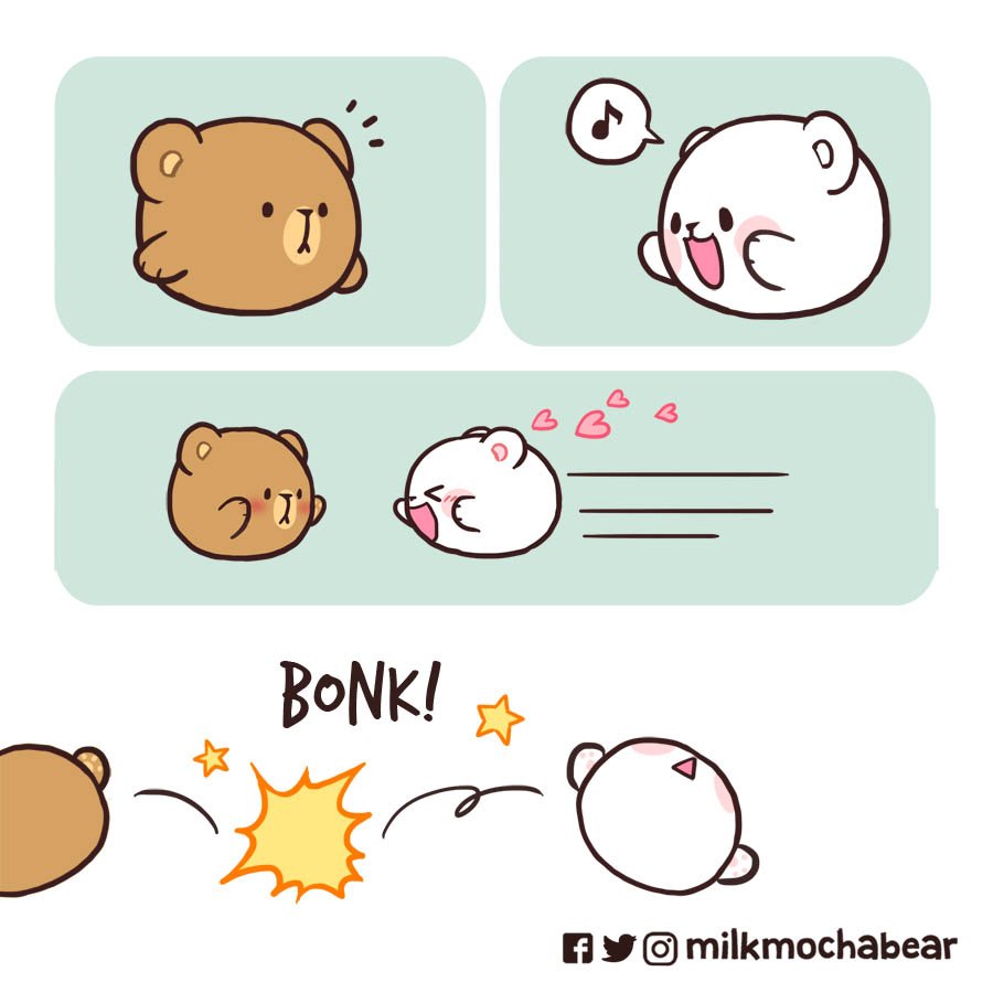 Milk Mocha Matcha's version of Facebook's Care reaction ❤
---
Looks like they care about their fave foods ??
#milkmochabear
#milkandmocha