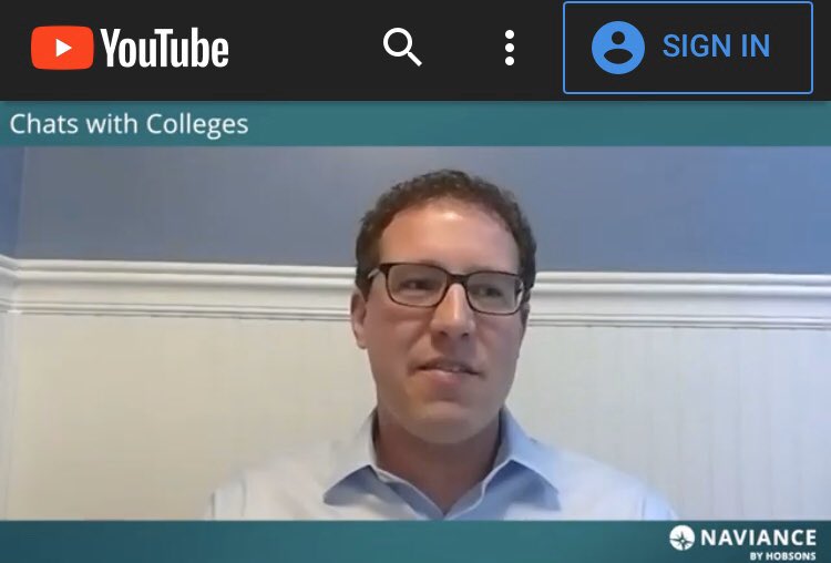 EIFTownview's tweet photo. @LawMag214 and @TagMagnet Juniors listen to @Naviance Chats with Colleges for 15 minutes on @YouTube as you research your list. Here’s the Dickinson College link: https://t.co/es8onQ8lSL #EIFIsHere #EIFEstaAqui #DallasISDAtHome https://t.co/UINK8iGwKl