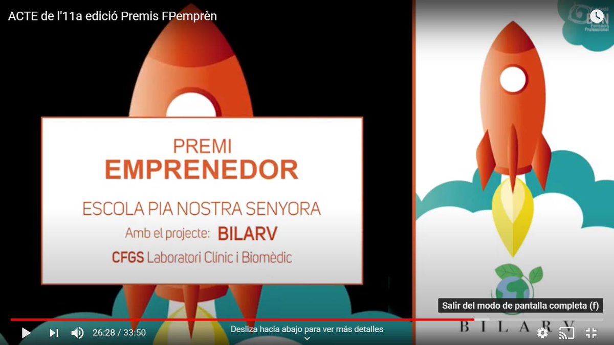 epnsdiputacio's tweet photo. El Projecte "BILARV" del cicle #laboratoriclínicibiomèdic, guanya el premi Emprenedor a l'11 edició #FPemprèn 🥳🏆
El projecte  es centra en la millora ambiental i sanitària per a limitar l'expansió dels virus propagats per mosquits.
(segueix el fil)
#fp #talentFP @fundaciobcnfp https://t.co/A2fwGcWfCJ