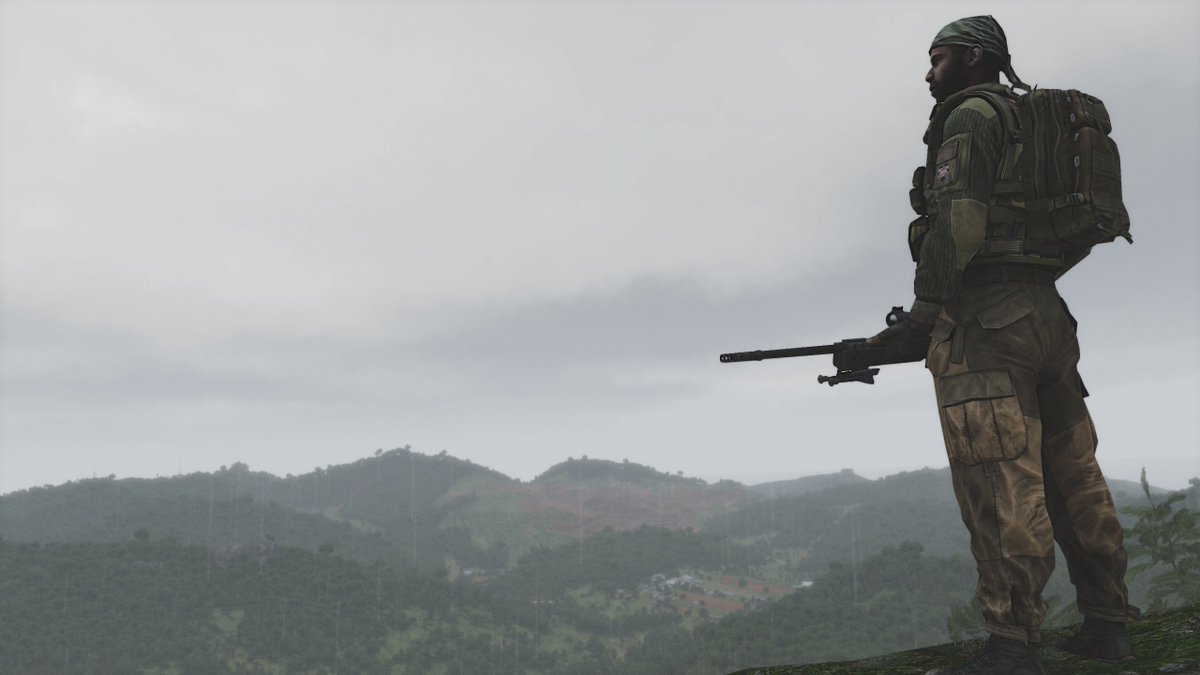 Kreisverkehr0's tweet photo. "through the fog" #Arma3 https://t.co/s2keg6crJl