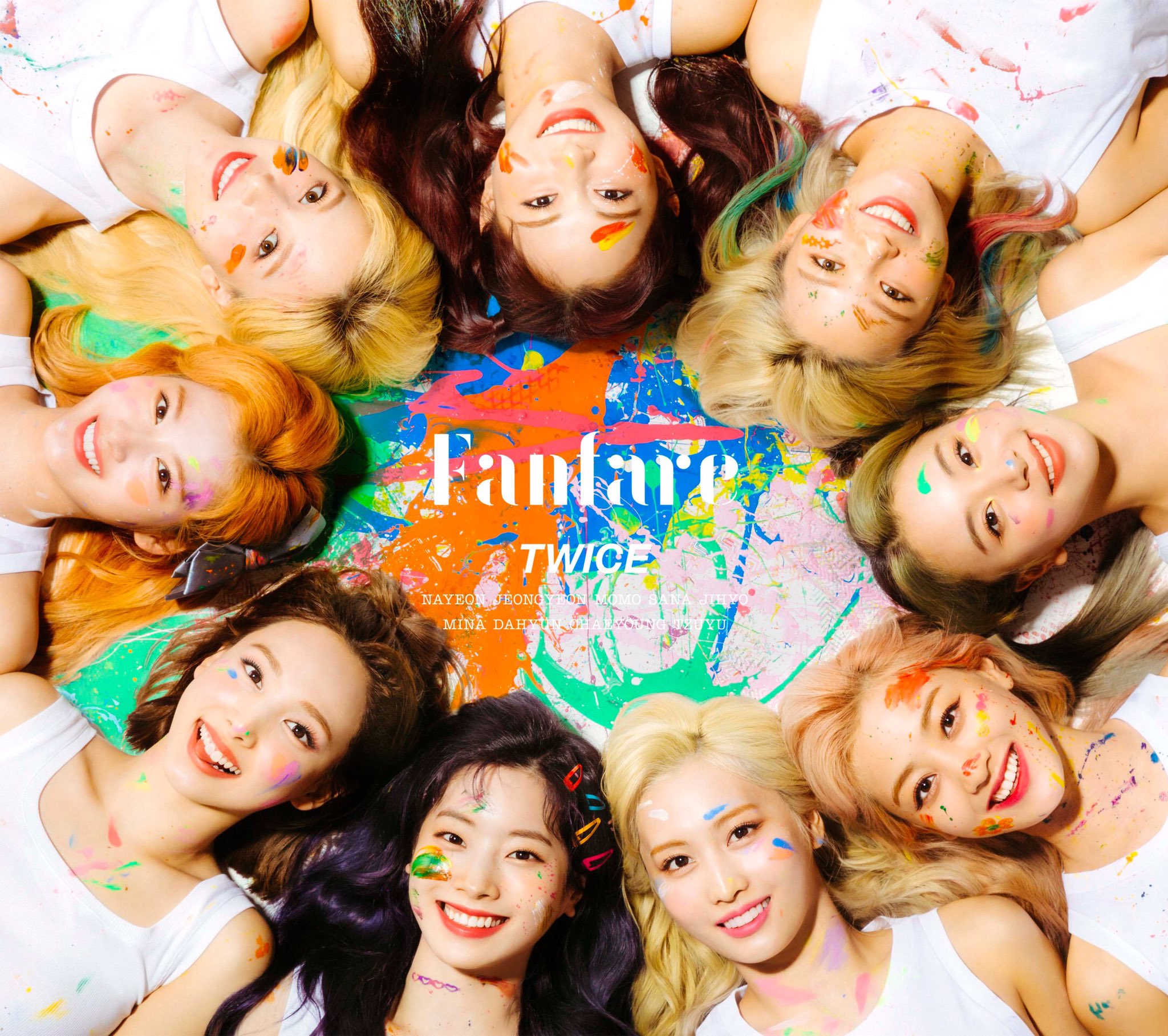 Fanfare ハイタッチ ジヒョ 𝖮𝖭𝖢𝖤 𝖩𝖠𝖯𝖠𝖭 𝟪𝗍𝗁 𝖠𝖭𝖭𝖨𝖵𝖤𝖱𝖲𝖠𝖱𝖸 𝖯𝖮𝖯𝖴𝖯
