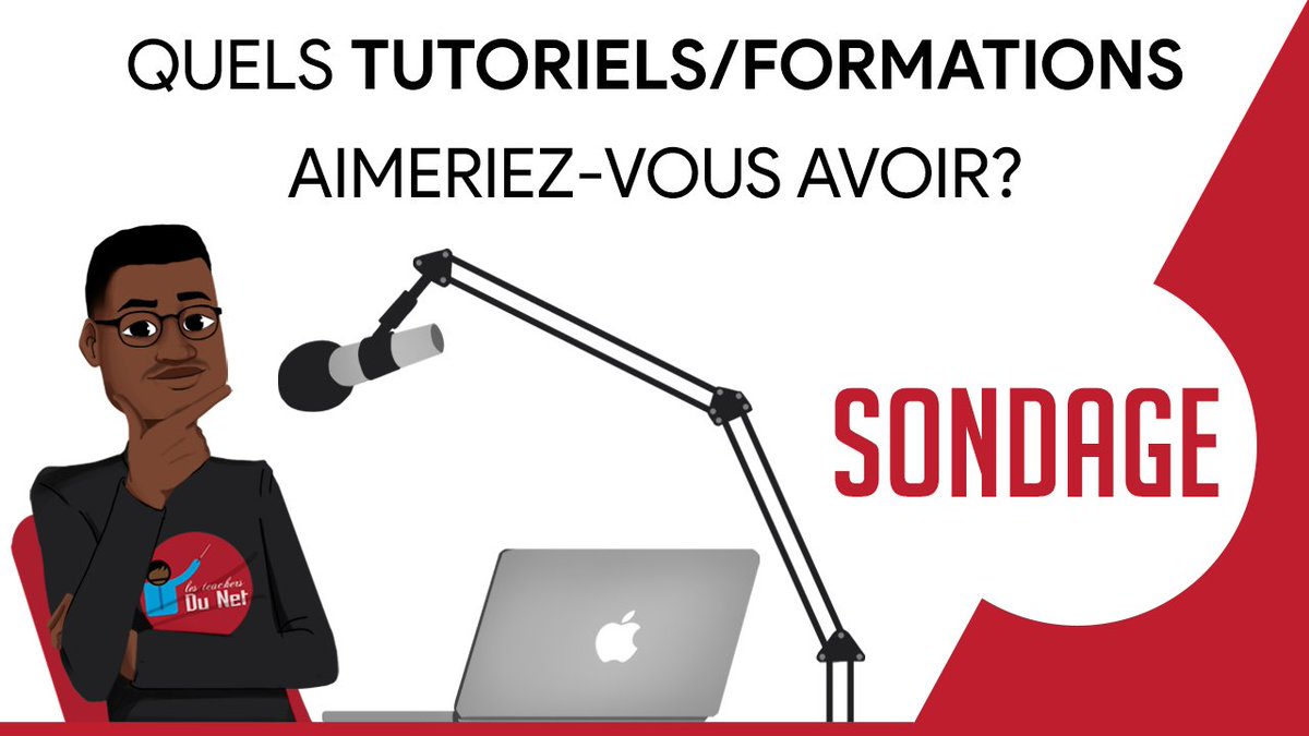 Les tutoriels à venir:

1. Clone de Pinterest avec Symfony (3/3)
2. POO Python (11/11)
3. Système d'embed avec Laravel
4. Django par la pratique
5. Docker
6. React en une vidéo
7. React Native en une vidéo
8. Flutter en une vidéo
9. C++

Quels tutoriels aimeriez-vous avoir 🤔?