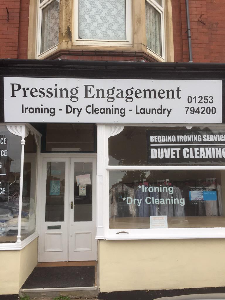 Back to work &amp; kids going back to school??? Let <a href="/IroningLytham/">Pressing Engagement</a> in #Ansdell take the strain with their #laundry service, ironing &amp; dry cleaning. Friendly #family business 
#uselocal