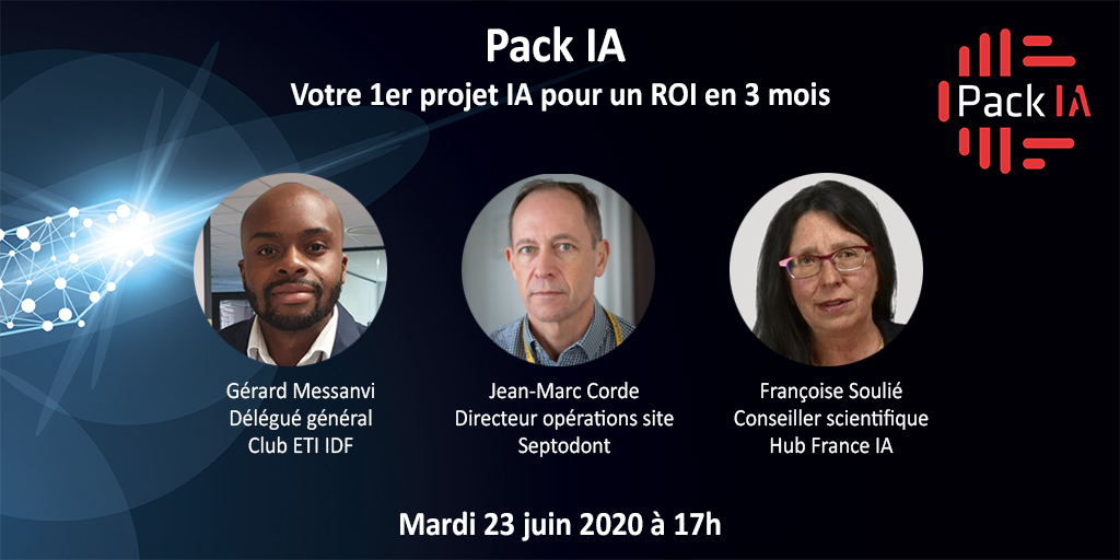 📅Le 23 Juin à 17h, nous reviendrons sur le #PackIA, l’opération emblématique du plan #IA2021 de la Région <a href="/iledefrance/">Région Île-de-France</a>.

Ce webinaire vous donnera les clés pour lever les freins à l’adoption de l'#IA pour démarrer votre projet en moins de 15 jours. 

➡️app.livestorm.co/hub-france-ia/…