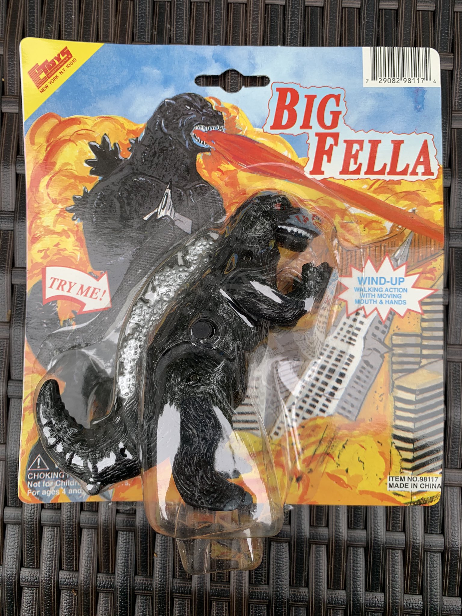Godzilla knock cheap off toy