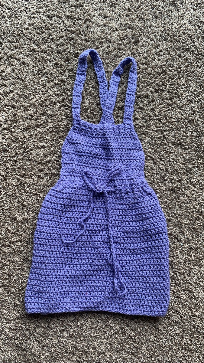 Lavender Overall Dress. Size Small/Medium. $30