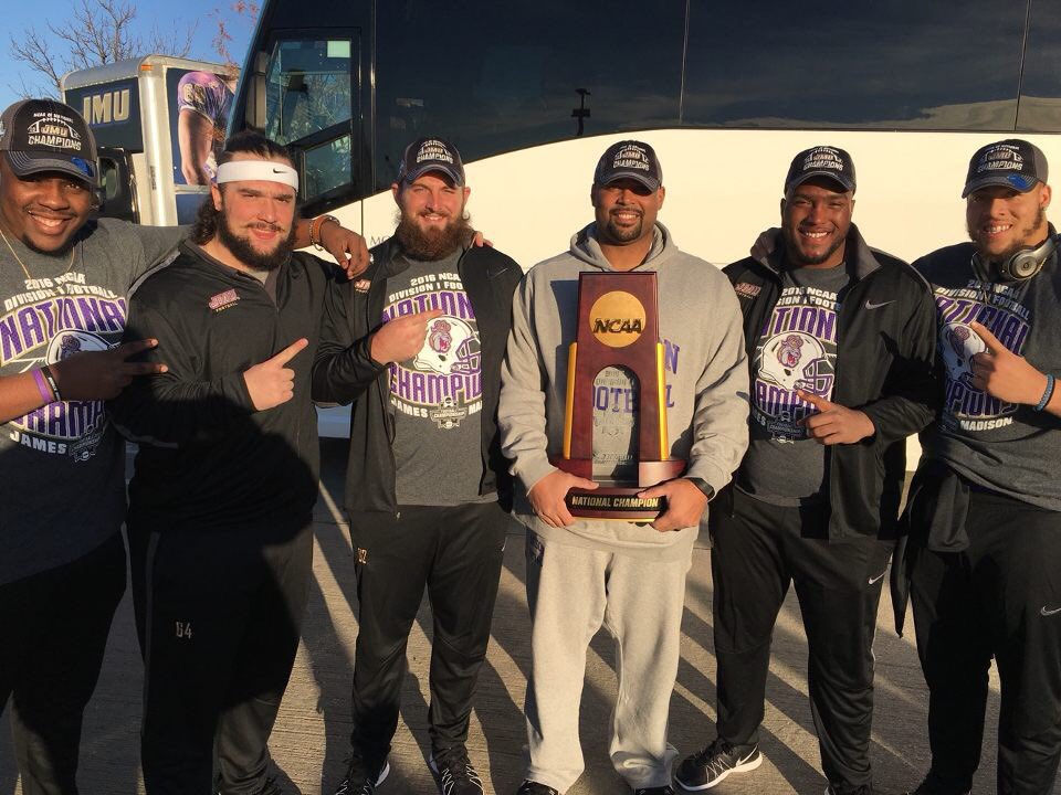 Offensive line is the most treasured position in sports. It’s the hardest to play because it’s the most unnatural position to execute, topped with a combo of mental and physical aspects every snap.  It’s the most unselfish group, Special dudes are required!! #BMF #Holdontotherope