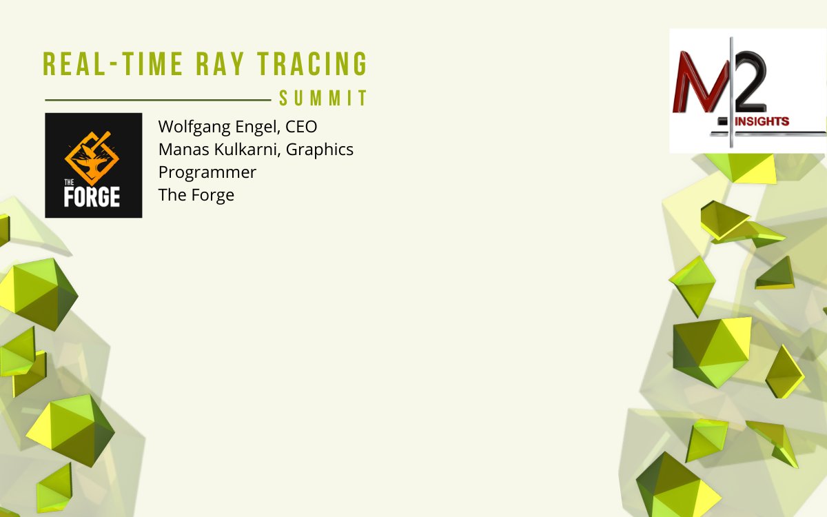 TheForge_FX's tweet photo. Thanks for coming to our talk "Cross-Platform Ray Tracing" yesterday on the M.2 summit! Here is a link to the power-point slide deck.

https://t.co/btjPxYAEYD

https://t.co/uHNbsaoxo9 https://t.co/7NzscNoi1L