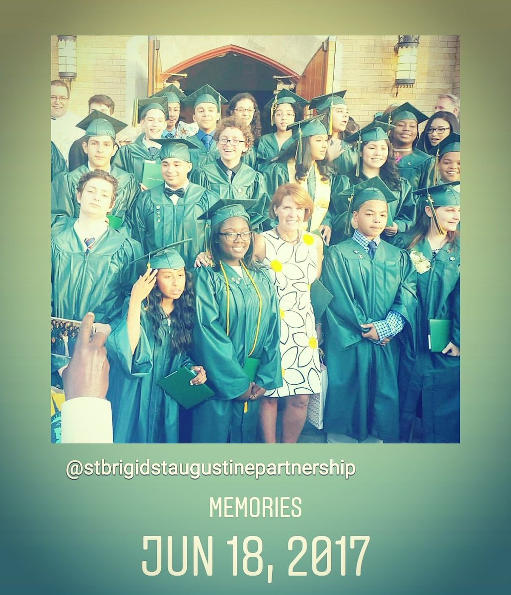 StBrigAug's tweet photo. Throwback Thursday to legions of SBSAS' leaders and 8th-grade graduates class of 2017!

#SBSASStrong💖 
#alumni💖 https://t.co/fCkmjFIS6x
