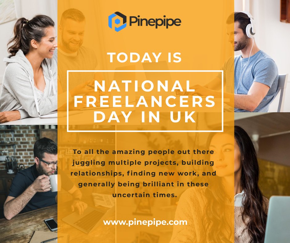 pinepipeapp's tweet image. Happy #NationalFreelancersDay to all the amazing people out there! 🥳🥂

#pinepipe