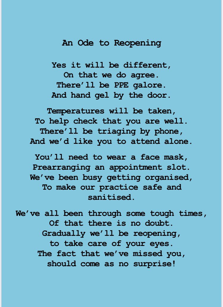 HandHopticians's tweet image. Felt it was time for an FYI by rhyme...