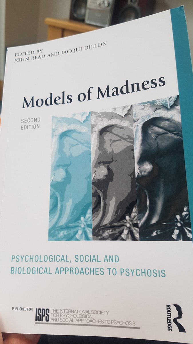 A little light reading on my at-home-holliers.
I will read #sharingthevision in due course but, for now, this is much more satisfying.
A fantastic read so far @ReadReadj and Jacqui Dillon.
#ModelsOfMadness
#MentalHealth