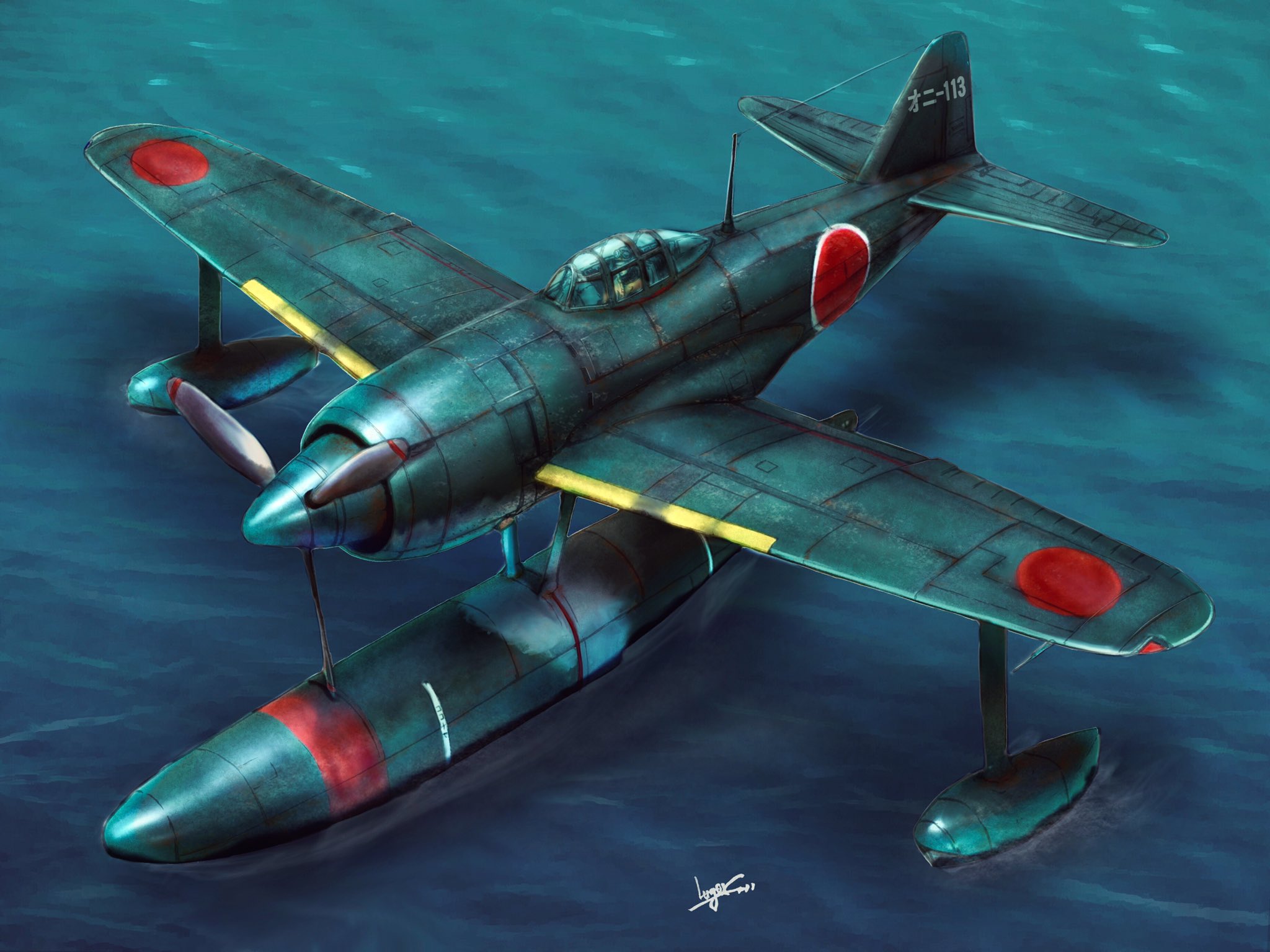 鬼ルガs 在 Twitter 上 川西 N1k1 強風 水上戦闘機 ちょっと時間掛かったけど2時間以内に塗れました Illustration イラスト 戦闘機 かっこいいと思ったらrt T Co Igzlbu9aim Twitter