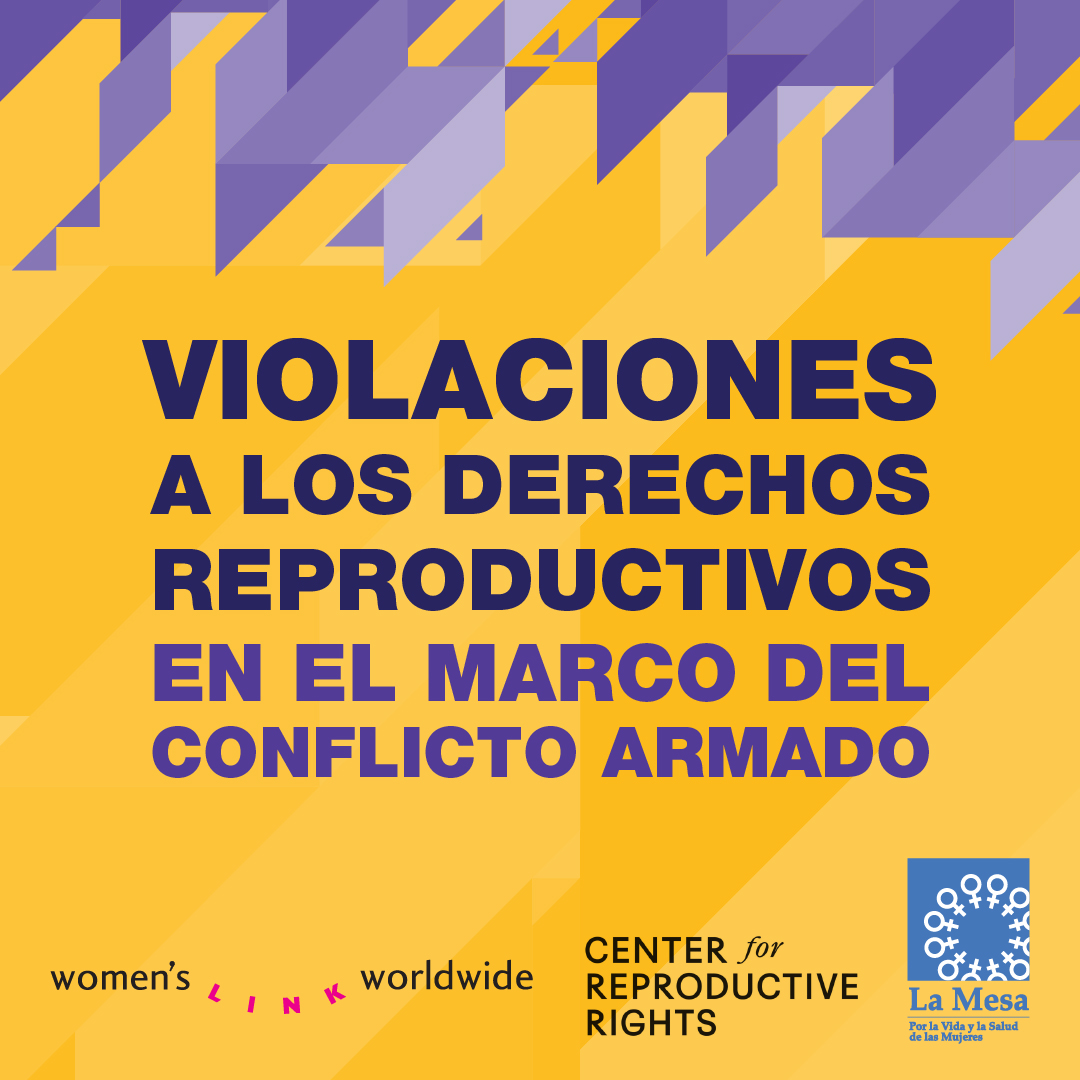 ReproRightsLAC's tweet photo. En el Día Internacional para la Eliminación de la Violencia Sexual en los Conflictos @womenslink, @mesaporlavida y @ReproRightsLAC reconocen vulneraciones a la
autonomía reproductiva de las mujeres y visibilizan esta realidad como aporte a la paz. #ViolenciaReproductivaExiste https://t.co/n0av0Sievf