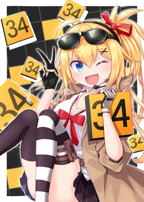 「あ…また同じ数字ですね。大丈夫です、がっかりしないでください!」 #ドルフロ #少女前線 #カリーナ 