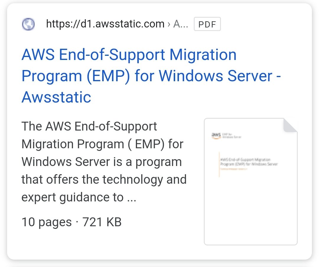 EMP is End-of-Support Migration Program.  @Potus, the Supreme Court.Like the Immigration decision from Supreme Court today. I said "wait for it." Now you will not have to worry about "end of support issues. @jack and  @fbi it's just my Cyber Genesis ™ and Xreal™>>